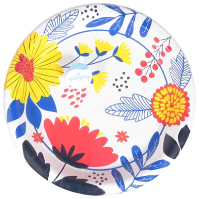 Amscan 8.5 Inch Printed Lunch Plates Floral - 8 Count - Image 3