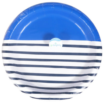 Amscan 8.5 Inch Printed Lunch Plates Color Block - 8 Count - Image 3