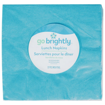 Amscan Lunch Napkins Caribbean Blue - 32 Count - Image 3