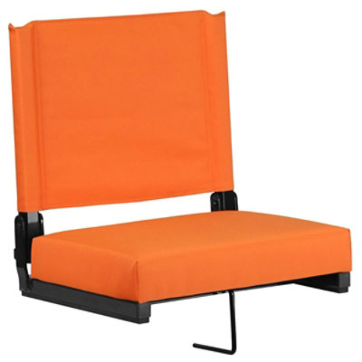 Flash Furniture - Game Day Ultra-Padded Seat- Orange - 18 x 18 x 14 in. - Image 1