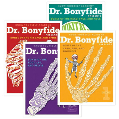 KNOW YOURSELF - 206 Bones of the Human Body 4 Book Set Dr Bonyfide - Image 1