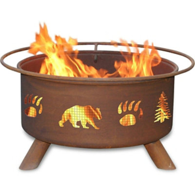 Patina Products - Bear & Trees Fire Pit - Image 1