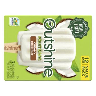 Outshine Creamy Coconut Frozen Fruit Bars, 12 Count Value Pack - 12-2.5 OZ - Image 2