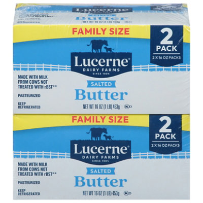 Lucerne Sweet Cream Butter Quarters 2 Pk 2 Pound - 2 LB - Image 3