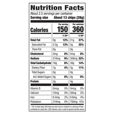 Herrs Stromboli Ripple Chips 2.375oz - 2.375 OZ - Image 3