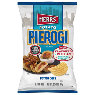 Herrs Pierogi Ripple Chips 2.375oz - 2.375 OZ - Image 3