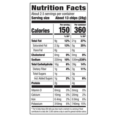 Herrs Pierogi Ripple Chips 2.375oz - 2.375 OZ - Image 4