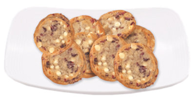 Cranberry White Chocolate Cookies 8 Count - EA - Image 1