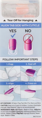 KISS imPress ColorFx Good Mood Press On Nails - Each - Image 4