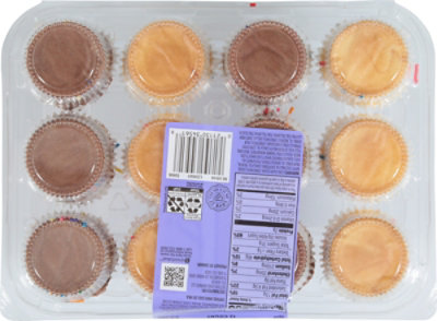 Overjoyed Mini Vanilla Chocolate Variety Cupcakes - 10 OZ - Image 5