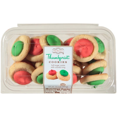 Christmas Thumbprint Cookies - 0.656 LB - Image 2