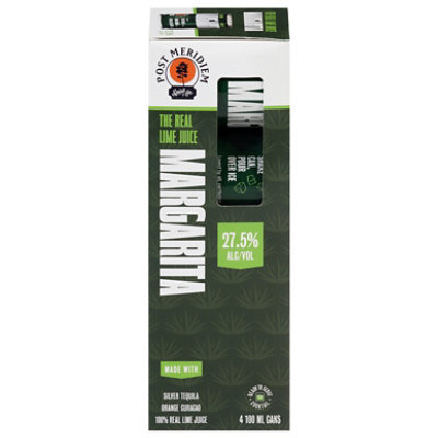Post Meridiem Margarita Rtd Cocktail Can - 4-100ML - Image 1