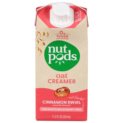 Nutpods Oat Milk Cinnamon Swirl Unsweetened - 11.2 FZ - Image 2