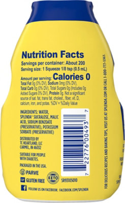 Splenda Liquid Sweetener 100 Ml. - 3.38 FZ - Image 5