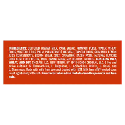 Chobani Flip Limited Edition Pumpkin Harvest Crisp Greek Yogurt - 4.5 Oz - Image 4