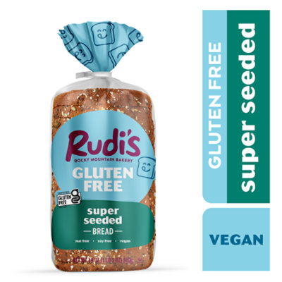 Rudis Gluten Free Super Seeded Bread - 18 OZ - Image 1