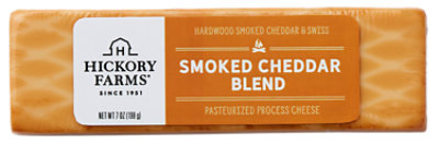 Hickory Farms Smoked Cheddar Blend Cheese Bar 7oz - 7 OZ - Image 1