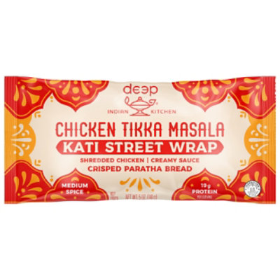 Deep Indian Kitchen Wrap Chcken Tikka Masala - 5 OZ - Image 1