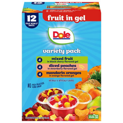 Dole Fruit Bowl Mix Frt Peach Mand - 12-4.3 OZ - Image 3