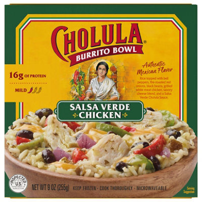 Cholula Bowl Chicken Salsa Verde Frozen - 9 OZ - Image 1