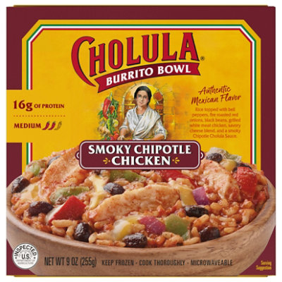 Cholula Bowl Chicken Smoky Chipotle Frozen - 9 OZ - Image 1