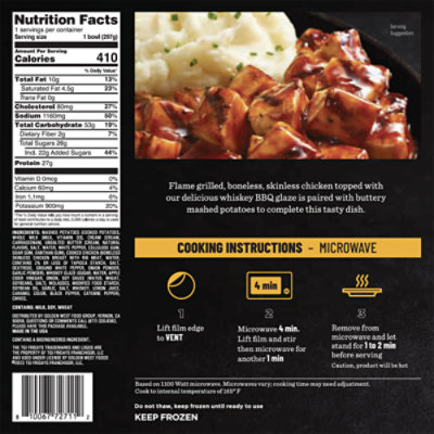 TGI FRIDAYS Whiskey Glazed Chicken And Mashed Potatoes, 10 Oz - 10 OZ - Image 3