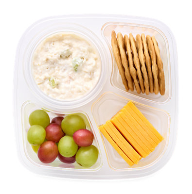 ReadyMeals Chicken Salad Cup with Cheese Quad Ready2eat - Each - Image 1