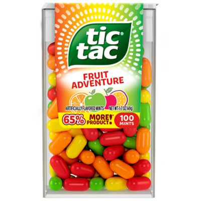 Tic Tac Fruit Adventure Mints On-The-Go Refreshment 1.7 Oz - Image 1