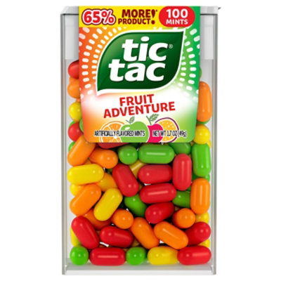 Tic Tac Fruit Adventure Mints On-The-Go Refreshment 1.7 Oz - Image 1