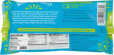 Deep Indian Kitchen Wrap Kati Spinach Paneer - 5 OZ - Image 6