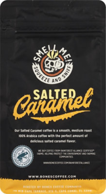 Bones Coffee Company Coffee Ground Salted Caramel - 12 OZ - Image 5