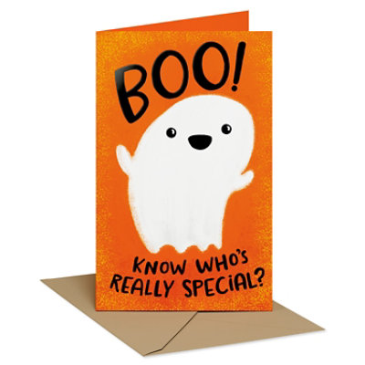 American Greetings Boo Ghost Kids Halloween Card - Each - Image 1