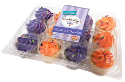 Kimberleys Bakeshoppe Vanilla & Chocolate Cupcakes Everyday 12 Count 22 Ounces - 22 OZ - Image 1