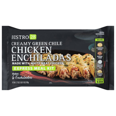 Bistro 28 Creamy Green Chile Chicken Enchilada Meal Kit - 27 OZ - Image 2