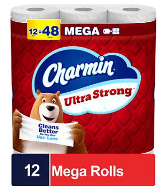 Charmin Strong 12 Mega Roll - 12 RL - Image 1