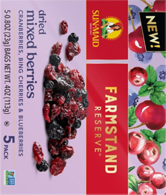 Sun Maid Farmstand Reserve Dried Mixed Berries 5-.8 Oz - 5-.8 OZ - Image 5