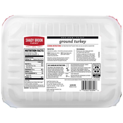 Sbf 93% Lean 7% Fat Ground Turkey 48 Oz - 48 OZ - Image 2