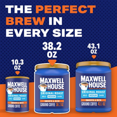 Maxwell House Original Roast Ground Coffee 38.2 O - 38.2 OZ - Image 6