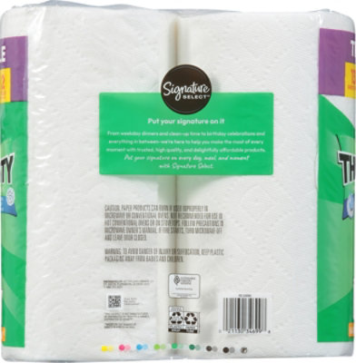 Signature Select Paper Towel Thirsty Vari-a-size Triple 2 Rl - 2 RL - Image 4