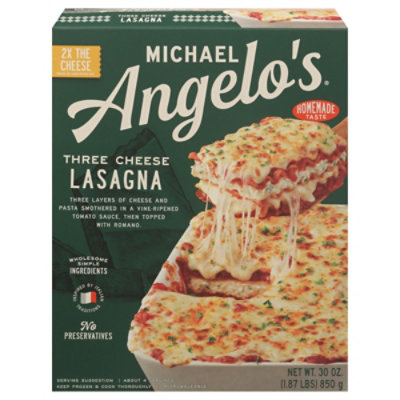 Michael Angelo's Three Cheese Lasagna 30oz - 30 OZ