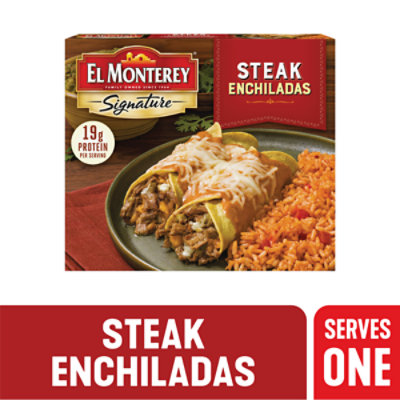 El Monterey Signature Steak Enchilada 9 Oz Frozen Entree - 9 OZ - Image 1