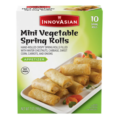 InnovAsian Mini Vegetable Spring Rolls - 7 Oz - Image 3