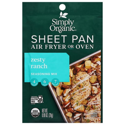 Simply Organic Seasoning Sheet Pan Zesty Ranch - 0.99 OZ - Image 3