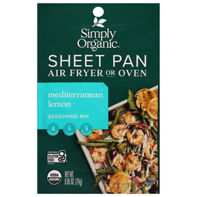 Simply Organic Seasoning Sheet Pan Mediterranean Lemon - 0.85 OZ - Image 3