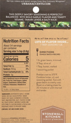 Urban Accents Seasoning Veggie Sesame Garlic - 1.5 OZ - Image 6