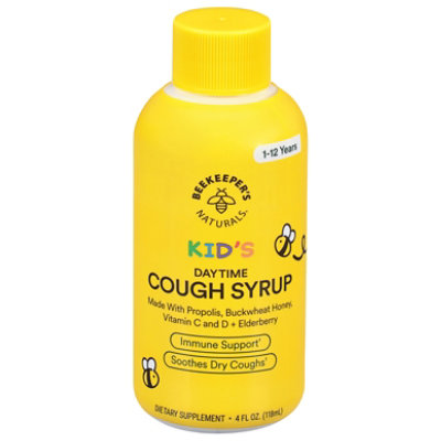 Beekeepers Kids Cough Syrup Day - 4 FZ - Image 1
