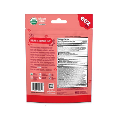 Lolleez Organic Throat Soothing Pops for Kids Variety Pack - 15 Count - Image 3