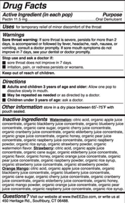 Lolleez Organic Throat Soothing Pops for Kids Variety Pack - 15 Count - Image 2
