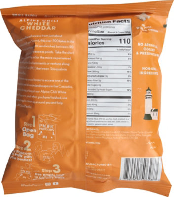 Pacific Popcorn Alpine Chili White Cheddar 1.1oz - 1.1 OZ - Image 5