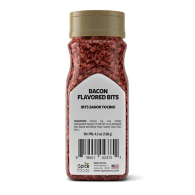 iSpice | Bacon Flavored Bits | 4.5 oz | Gourmet Spice | Kosher |Authentic Flavor - Image 2